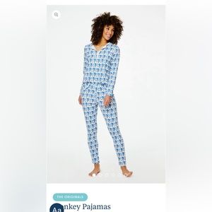Roller Rabbit Monkey Pajama set
